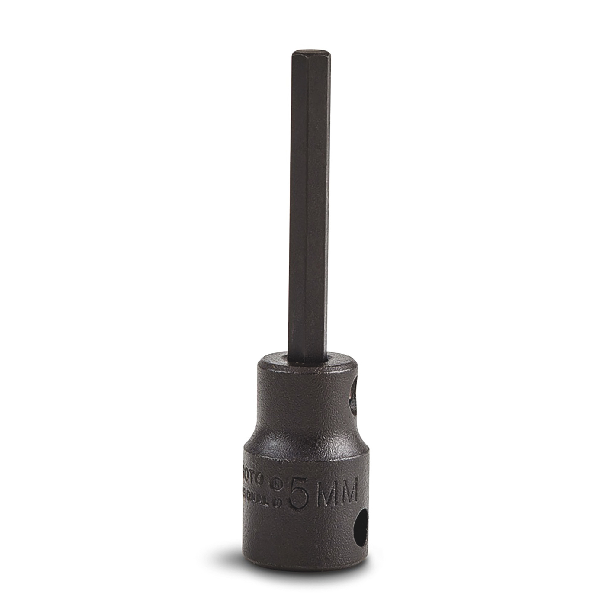 Proto 3/8in. Drive, 5mm Hex Bit Socket, Black Oxide, Model# J7290-5M